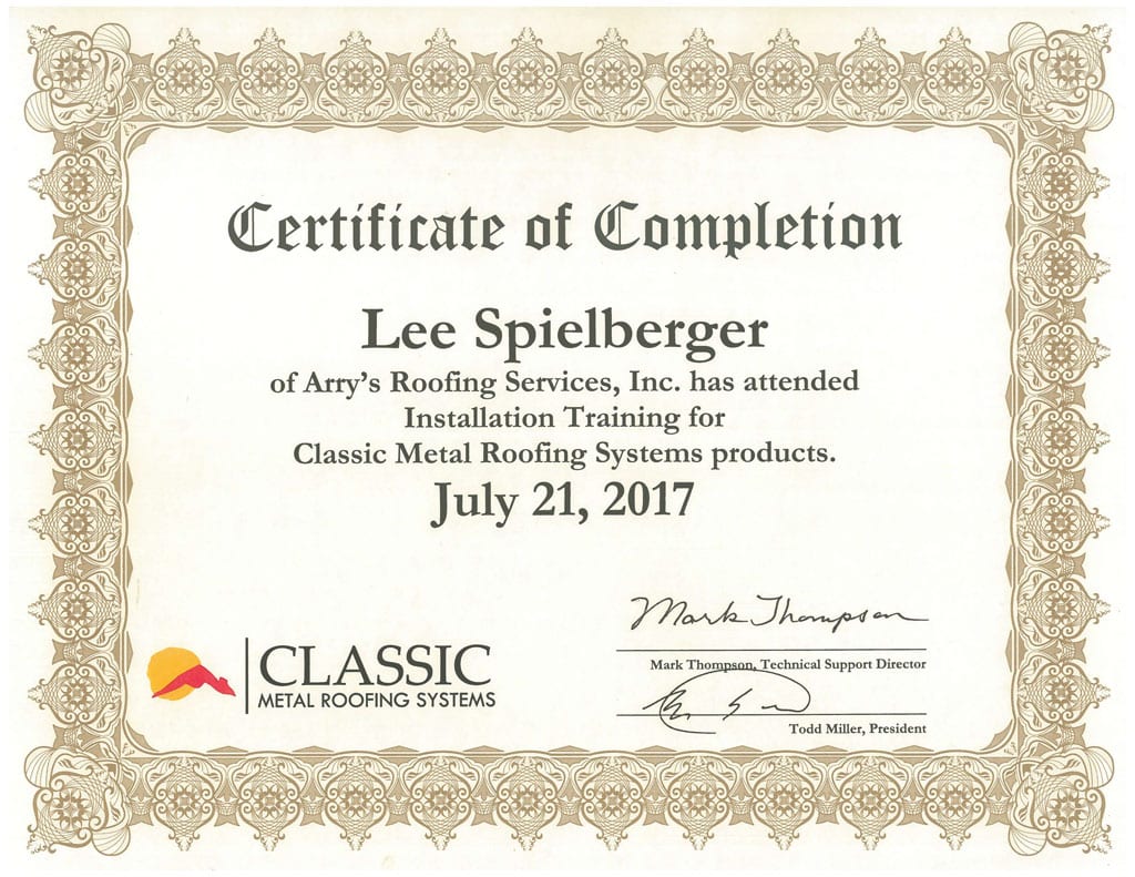 classic metal cert lee